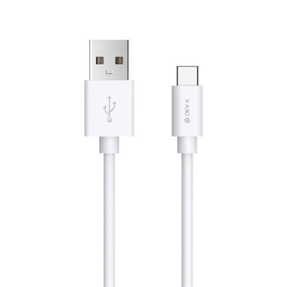 DEVIA EC082 Smart USB Type-C 1M Adatkábel - Fehér