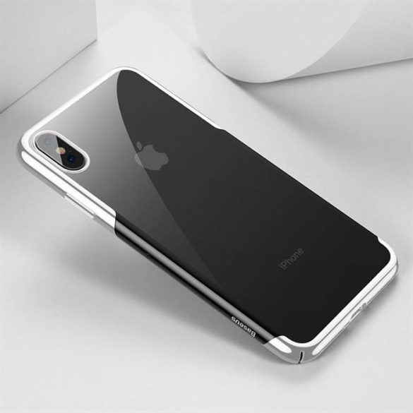 Apple iPhone XS Max Baseus Glitter Case Hátlap - Fehér