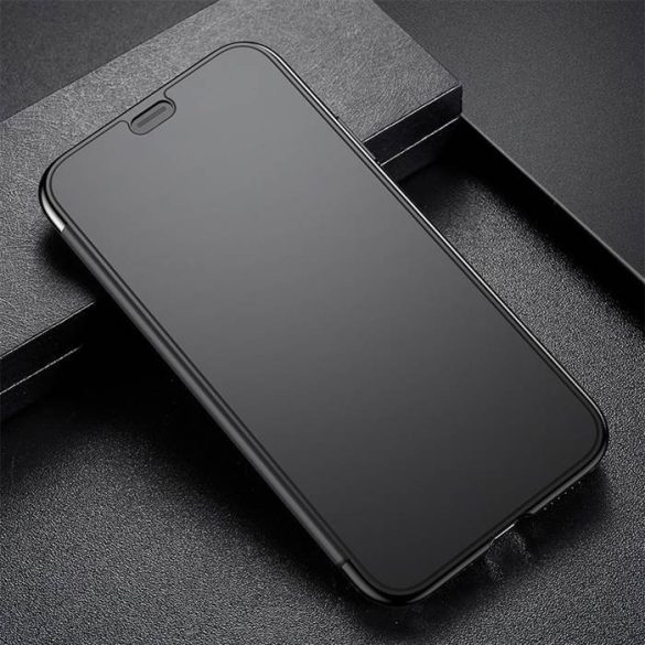 Apple iPhone XS Max Baseus Touchable Case Könyvtok - Fekete