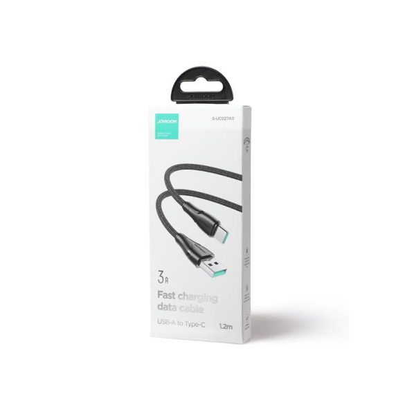 Joyroom S-UC027A11 2.4A USB Type-C 1.2M Adatkábel - Fekete