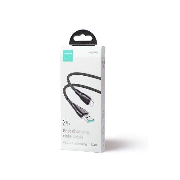Joyroom S-UL012A11 2.4A Lightning 1.2M Adatkábel - Fekete