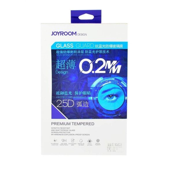 Apple iPhone  6/6s Plus Joyroom Anti-Blue Ray Kijelzővédő Üvegfólia - Átlátszó
