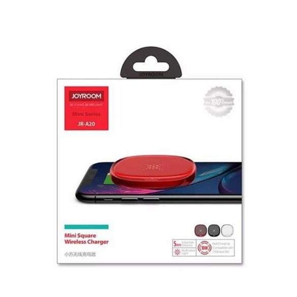 JOYROOM JR-A20 Mini Wireless Charger Asztali Töltő - Grafit