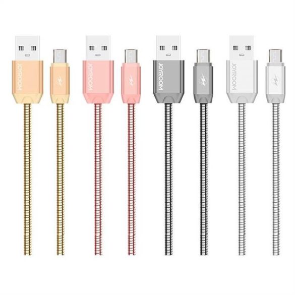 Joyroom S-M322 Micro USB 1M Adatkábel - Rose Gold