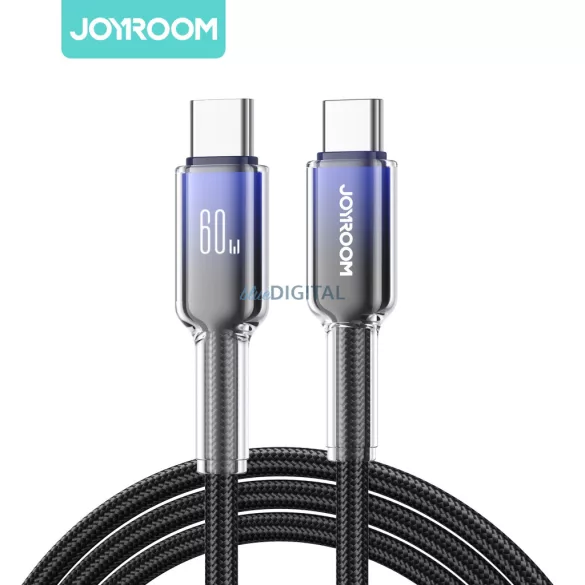 Joyroom S-A42 30W USB Type-C 1.2M Adatkábel - Fekete