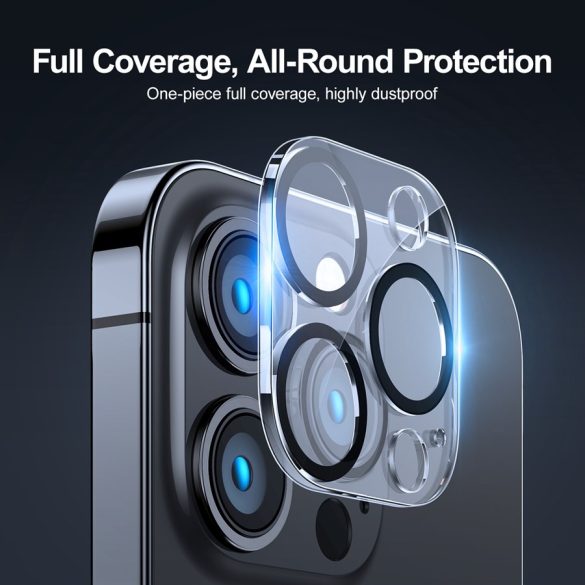 Apple iPhone 14 /14 Max Joyroom JR-PF-LJ2 3D Kameravédő Üvegfólia - Átlátszó