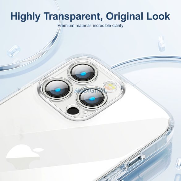 Apple iPhone 14 Pro Joyroom JR-Q2 Kameravédős TPU Hátlap - Átlátszó