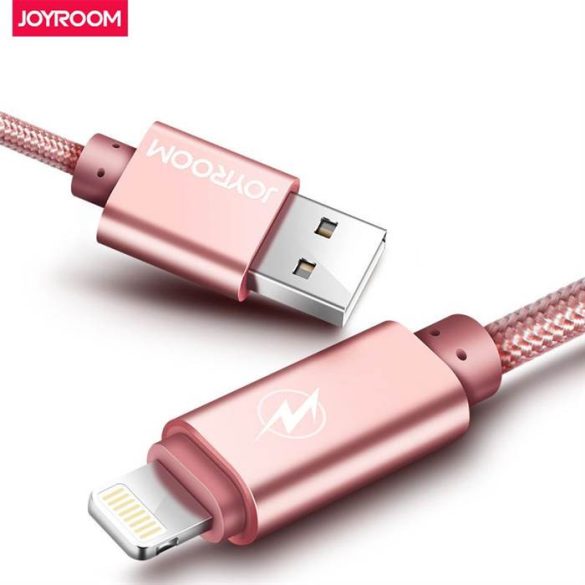 Joyroom S-Q2 Lightning 2M Adatkábel - Rose Gold