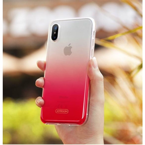 Apple iPhone X JOYROOM JR-BP368 Azure Hátlap - Piros