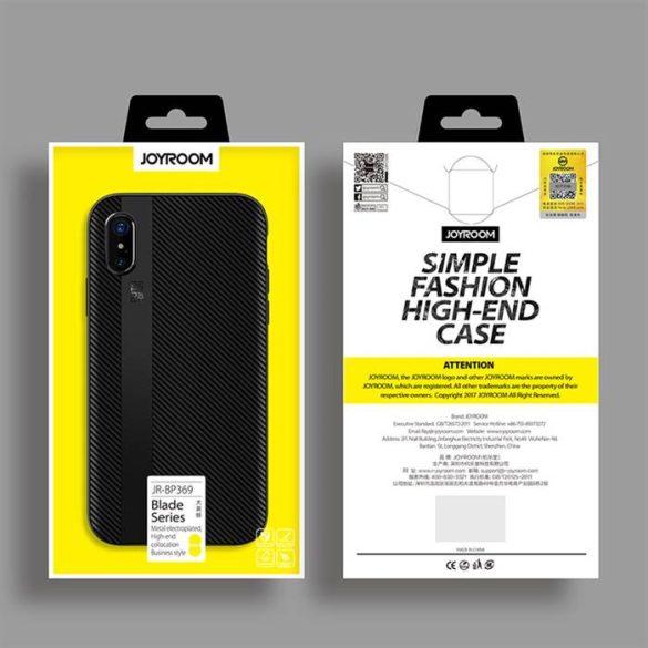 Apple iPhone X JOYROOM JR-BP369 Blade Hátlap - Arany