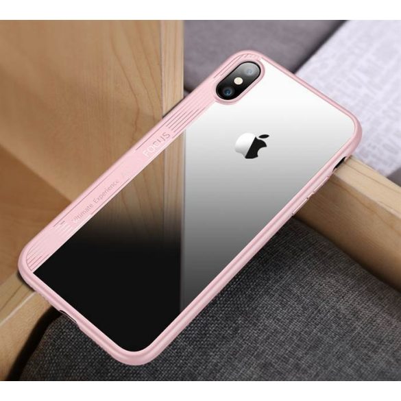 Apple iPhone X JOYROOM JR-BP370 Phantom Hátlap - Rózsaszín