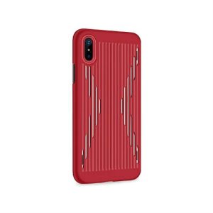 Apple iPhone X JOYROOM JR-BP375 Storm TPU Hátlap - Piros