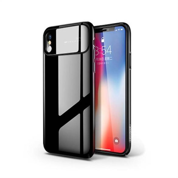 Apple iPhone X JOYROOM JR-BP433 Chef Hátlap - Fekete