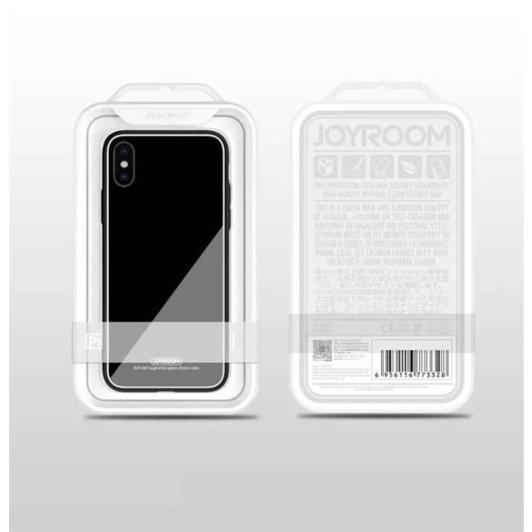 Apple iPhone XS JOYROOM JR-BP519 Crystal Üveg Hátlap - Fehér