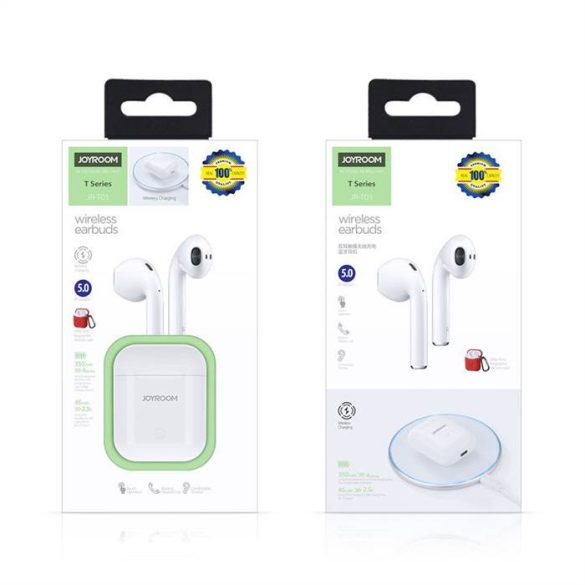 Joyroom JR-T03 TWS Bluetooth 5.0 Headset - Fehér