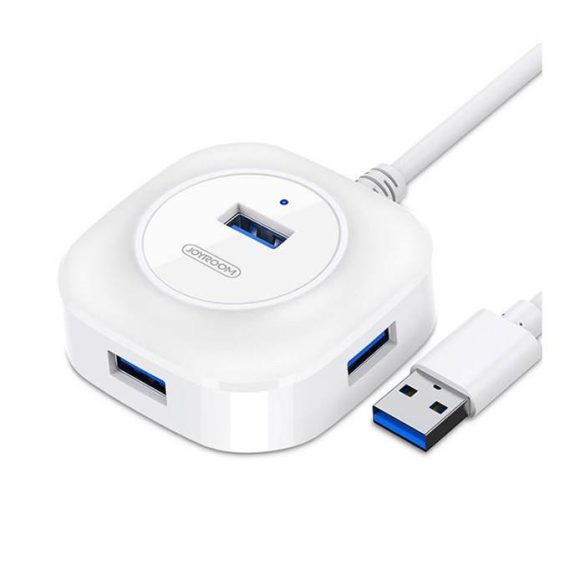 JOYROOM S-M371 4in1 USB 2.0 0.5M HUB Adapter - Fehér