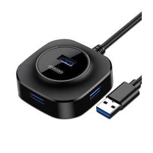 JOYROOM S-M371 4in1 USB 2.0 1M HUB Adapter - Fekete