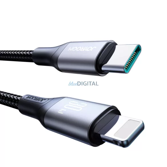Joyroom S-A28 30W Lightning PD 1M Adatkábel - Fekete