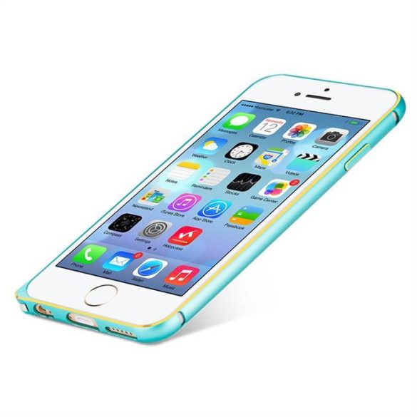 Apple iPhone 6 HOCO Blade Series Buckle Alu Bumper -  Kék