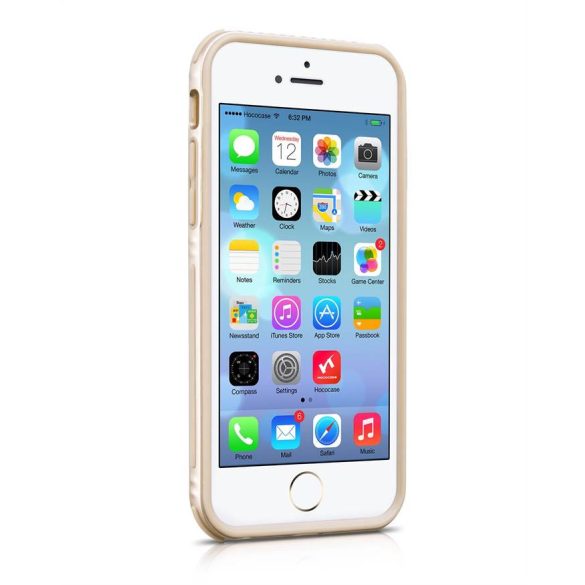 Apple iPhone 6 HOCO Moving Shock-proof Szilikon Bumper -  Arany