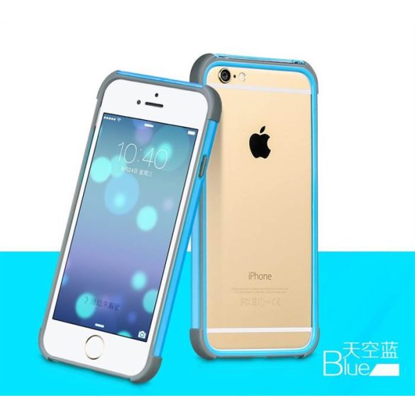 Apple iPhone 6 HOCO Coupe Series Bracket Szilikon Bumper -  Kék