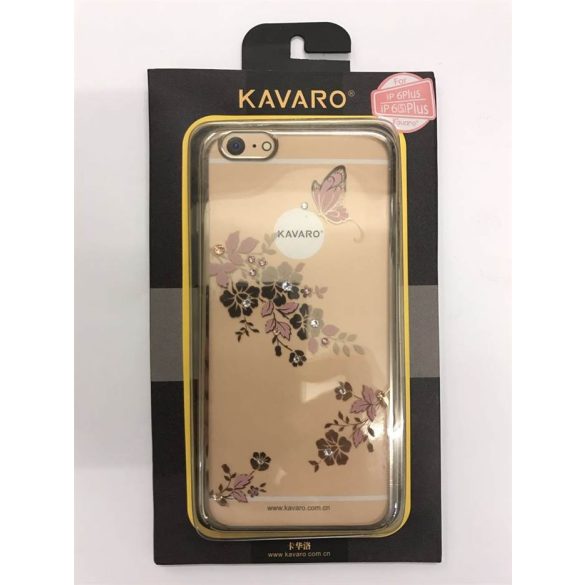 Apple iPhone 6/6s Plus KAVARO Swarovski Fragrant Hátlap - Rózsaszín
