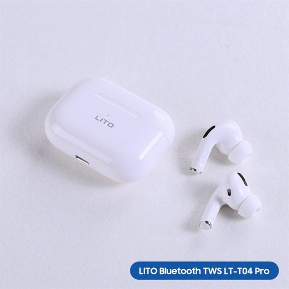 Lito T04 Pro TWS Bluetooth 6.1 Headset - Fehér