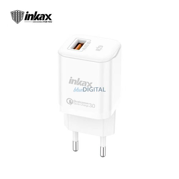 INKAX HC-03 20W Hálózati Töltőfej - Fehér