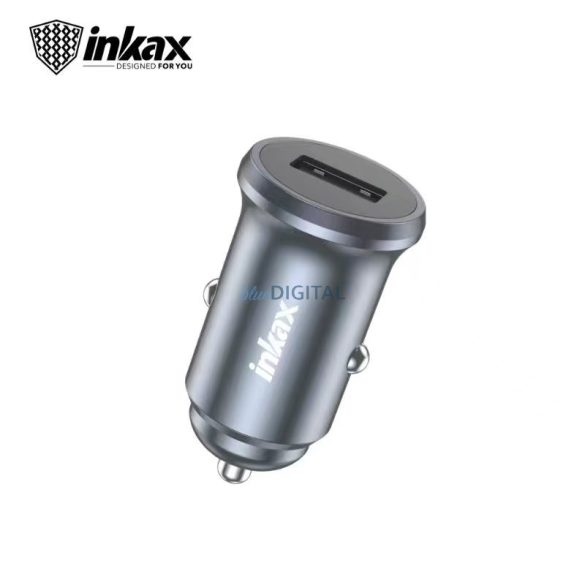 INKAX CC-48 QC 3.0 18W Autós Töltőfej - Grafit