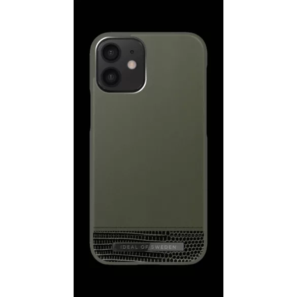 iDeal of Sweden iPhone 13 Mini Bőr Hátlap - Sötétzöld
