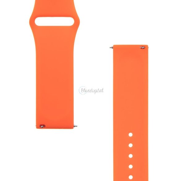 Univerzális TACTICAL 613 Silicone 22mm Óraszíj - Narancssárga
