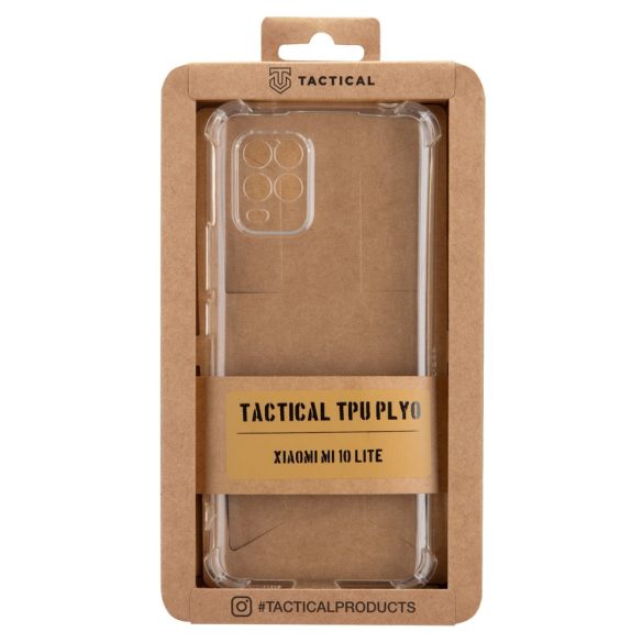 Apple iPhone 12 Pro Max TACTICAL Plyo TPU Hátlap - Átlátszó