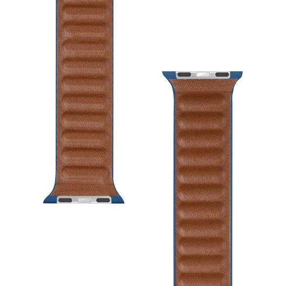 Apple iWatch TACTICAL 728 Loop Leather 38/40/41mm Óraszíj - Kék