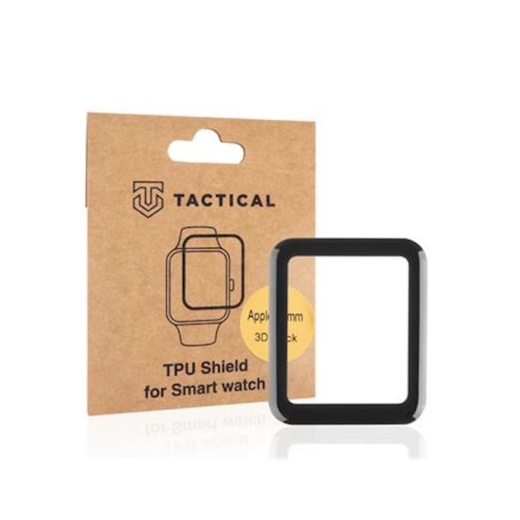 Apple iWatch 7 45mm TACTICAL TPU Shield 3D Fólia - Fekete