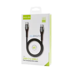 Green On LC102 PD USB Type-C 65W 2M Adatkábel - Fehér