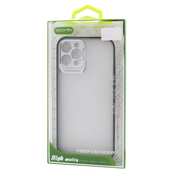 Apple iPhone 11 Green On Matt TPU - Fekete