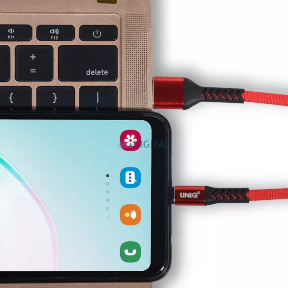 UNIQ Micro USB 2M Adatkábel - Fehér