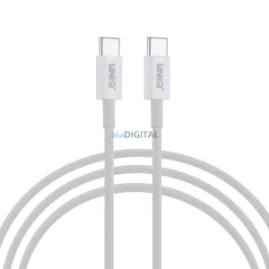 UNIQ USB Type-C 1M Adatkábel - Fehér