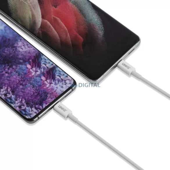 UNIQ USB Type-C 1M Adatkábel - Fehér