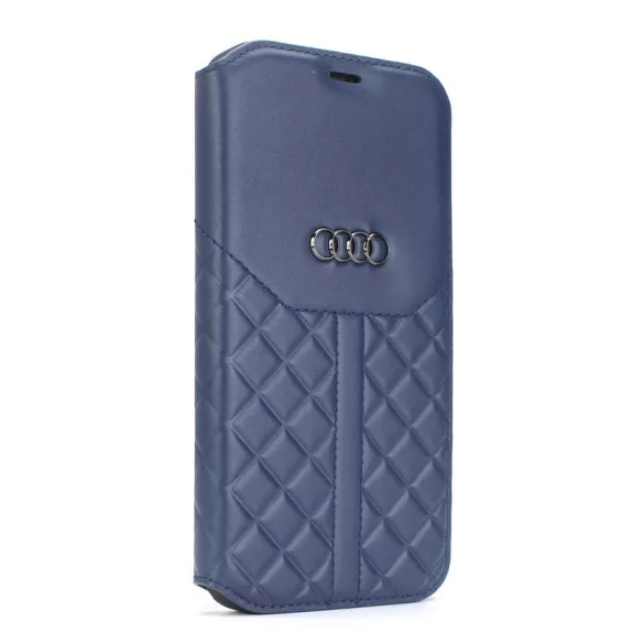 Apple iPhone 13 Pro Audi Bőr Könyvtok - Kék