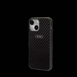 Apple iPhone 13 Mini Audi Liquid Silicon Hátlap - Fekete