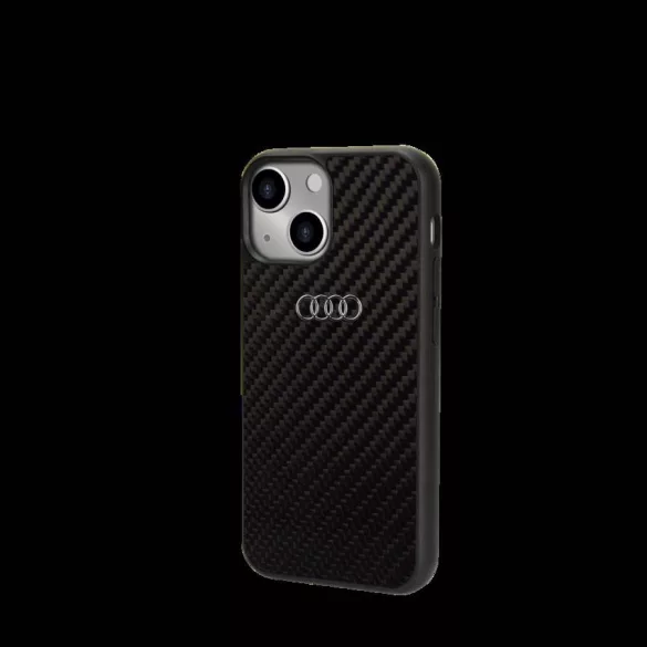 Apple iPhone 13 Mini Audi Liquid Silicon Hátlap - Fekete