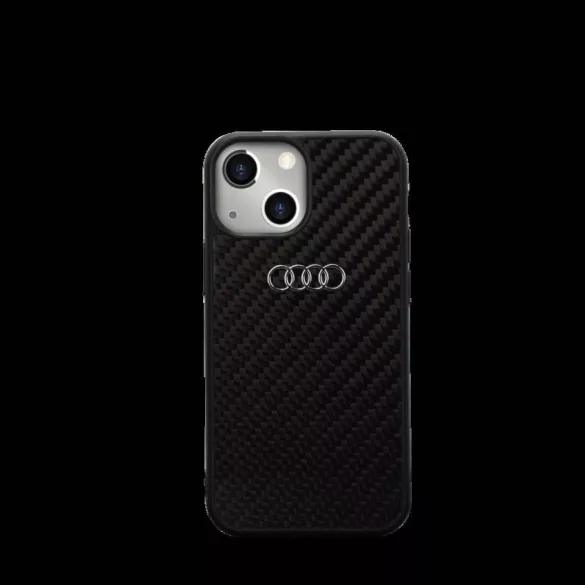 Apple iPhone 13 Mini Audi Liquid Silicon Hátlap - Fekete