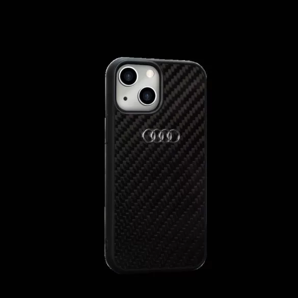 Apple iPhone 13 Mini Audi Liquid Silicon Hátlap - Fekete
