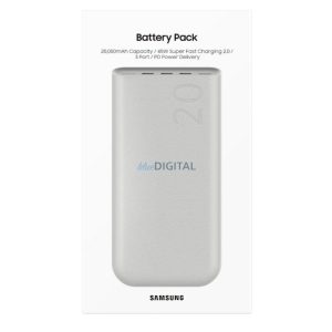 Samsung EB-P4520XUEGEU 20000mAh (45W Super Gyors Töltés) Powerbank - Fehér