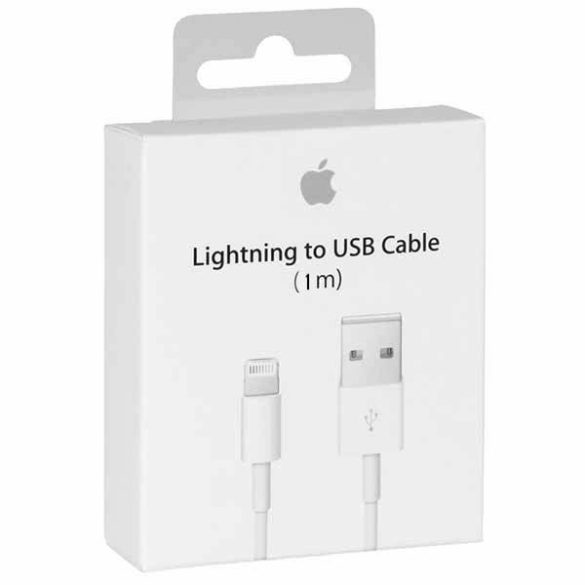 Apple MD818ZM/AM Lightning 1M Adatkábel - Fehér
