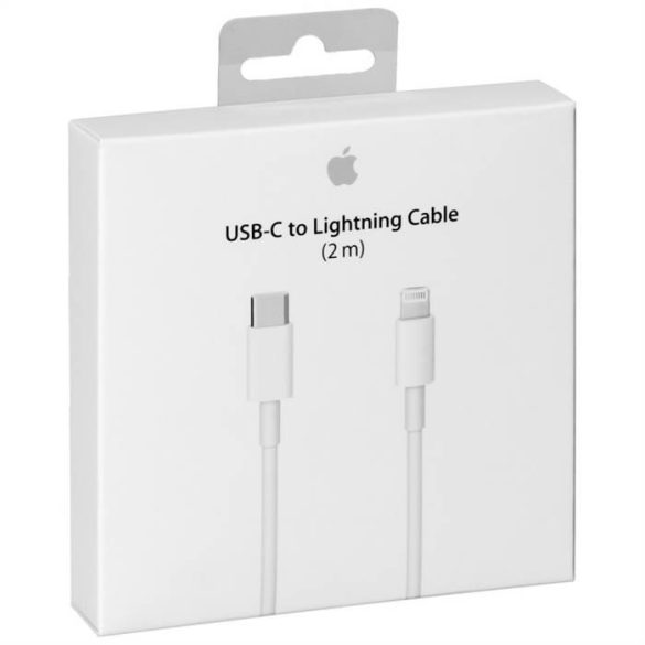 Apple MKQ42ZM/A USB Type-C/Lightning 2M Adatkábel - Fehér