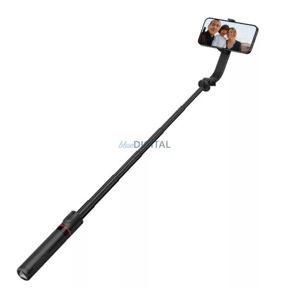 Tech-Protect L04S Bluetooth MagSafe Tripod Stand Multifunkciós Wireless Gimbal Selfie Bot - Fekete