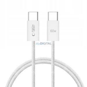 Tech-Protect UltrBoost PD 60W USB Type-C 1M Adatkábel - Fehér