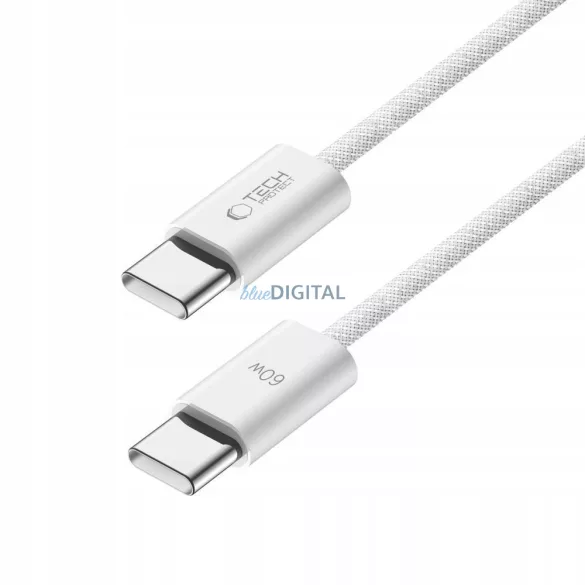 Tech-Protect UltrBoost PD 60W USB Type-C 1M Adatkábel - Fehér